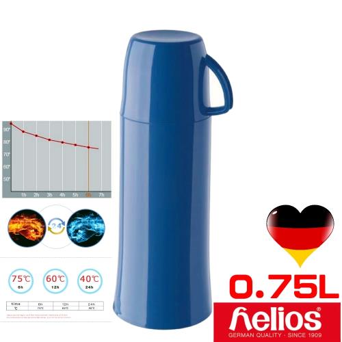 德國 helios海利歐斯 HES-Elogance保溫瓶保溫杯典雅藍750CC