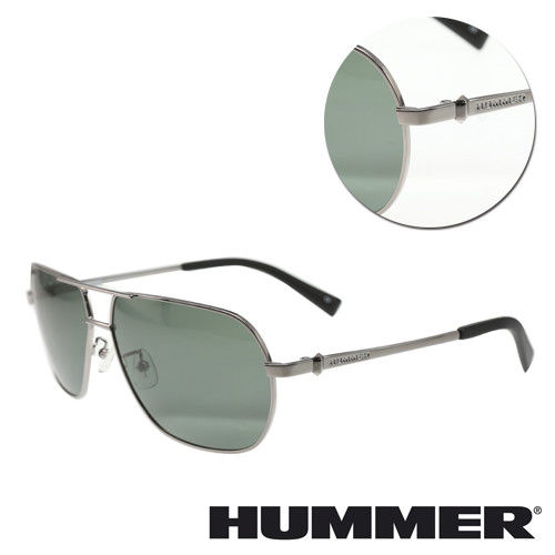 【HUMMER】全框墨綠金屬太陽眼鏡(02-H2-207ms-C6P)