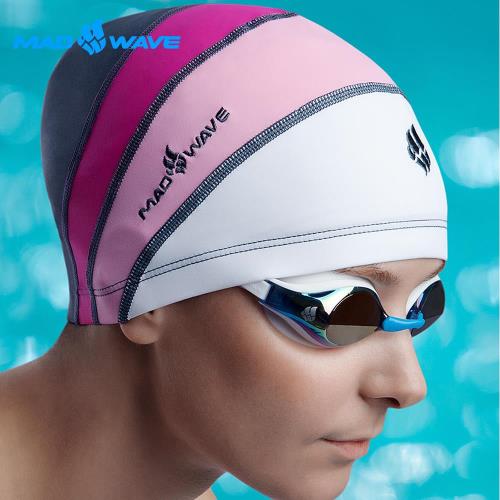 俄羅斯MADWAVE女性專用萊卡泳帽 LONGHAIR