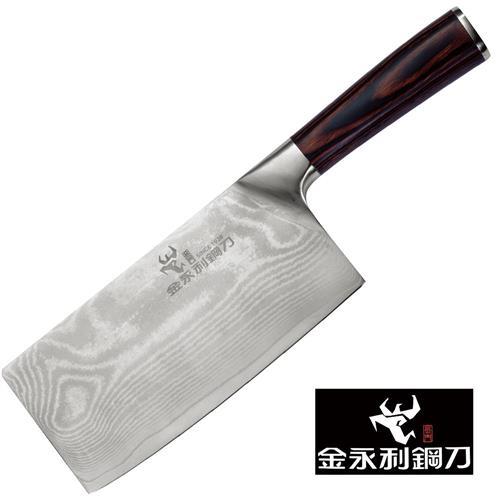 【金永利鋼刀】龍紋系列-K2a蔬果料理龍紋中片刀