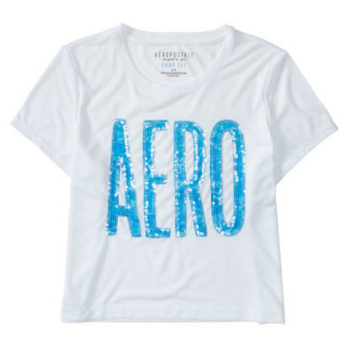 美國原裝進口Aeropostale logo短版T恤
