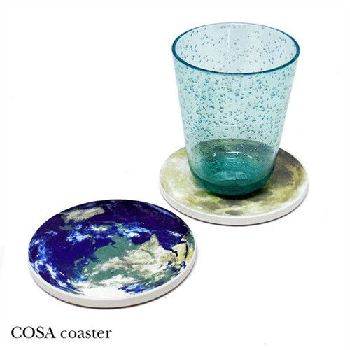 日本 COSA Water-Absorabable Coaster 星球吸水杯墊 (2入/組)