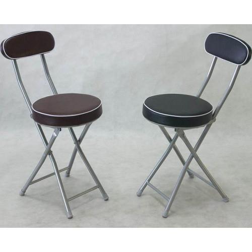 BROTHER 兄弟牌丹堤有背折疊椅(黑色)或(咖啡色)~PU加厚座墊設計，1張/箱~家居休閒必備