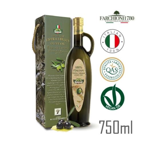 義大利【法奇歐尼】莊園特級冷壓初榨橄欖油750ml羅馬瓶禮盒