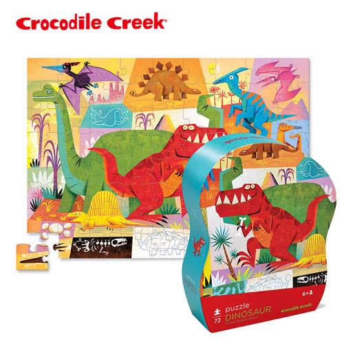 【美國Crocodile Creek】遊樂學習拼圖系列-恐龍世界