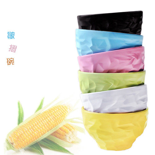 【Cornflower玉米花】美學時尚玉米餐具-皺摺碗-1入