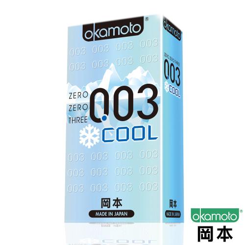 【岡本OK】 COOL 冰炫極薄保險套(6入/盒)/有效期限：2024.03
