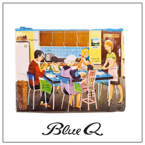 Blue Q 拉鍊袋 - French Lecon 法文課