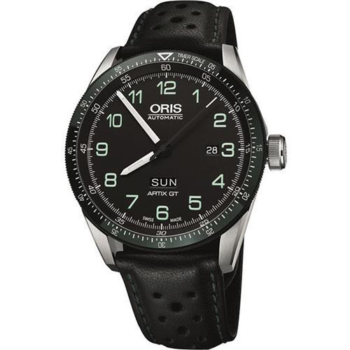 Oris Calobra日曆星期限量表II-黑x綠圈/44mm 0173577064494-SETLS