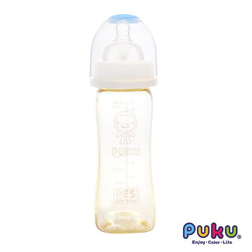 任-PUKU藍色企鵝 實感寬口PES方型奶瓶-270ml