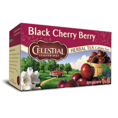 【Celestial 詩尚草本】美國原裝進口 黑櫻桃莓果茶2盒優惠組(20環保包 x 2)