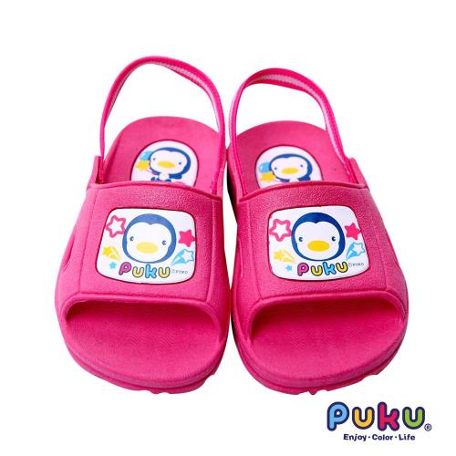 任-PUKU藍色企鵝 學步拖鞋15號(粉色)
