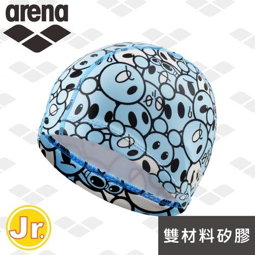 arena 君 青少年兒童 雙材質泳帽 PMS6635J 舒適 柔軟 環保 護耳 專業 大號 防水 男女通用 韓國製造 官方正品