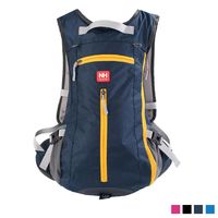 PUSH!旅遊戶外用品折疊便攜式騎行包登山包背包旅行包旅行萬用包15L U42