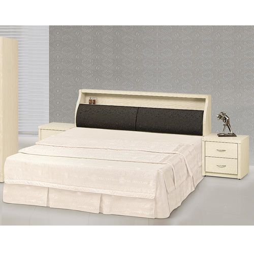 【時尚屋】[5U7]白雪松5尺床箱型雙人床5U7-20-01+62508不含床頭櫃-床墊