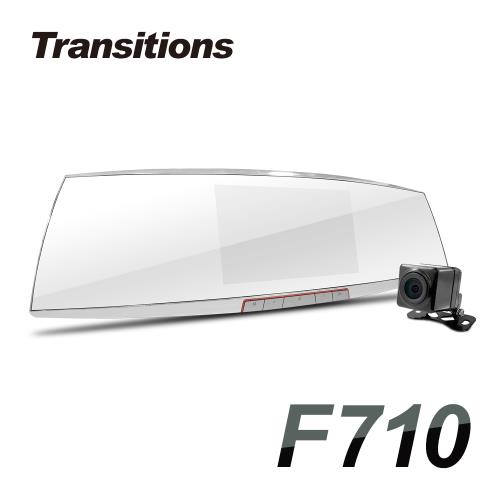 全視線 F710 聯詠96663 SONY感光元件 Full HD 雙鏡頭後視鏡型行車記錄器