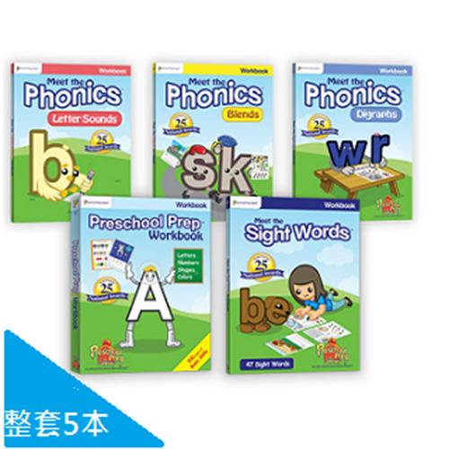 【美國PreSchool Prep】WorkBooks練習本 套組(5本)