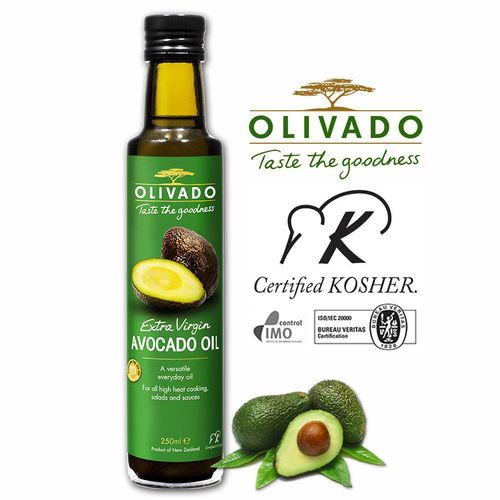 【Olivado】紐西蘭原裝進口頂級冷壓初榨酪梨油1瓶(250毫升)