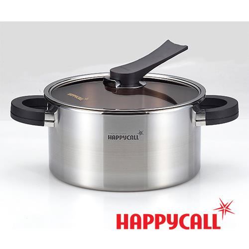 【韓國HAPPYCALL】 三層不鏽鋼湯鍋(24CM)