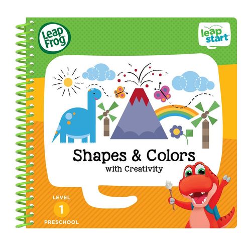 美國【LeapFrog 跳跳蛙】LeapStart Jr.全英幼兒行動學習書籍 幼兒1-形狀與顏色