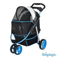 IBIYAYA依比呀呀 FS1616尊爵號鋁合金寵物推車-極光藍