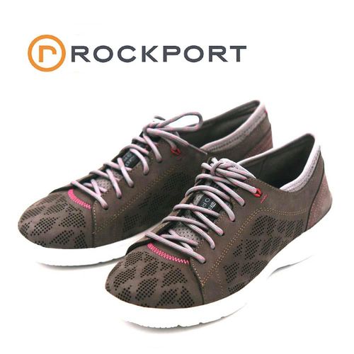 Rockport 網眼透氣運動休閒女鞋-灰