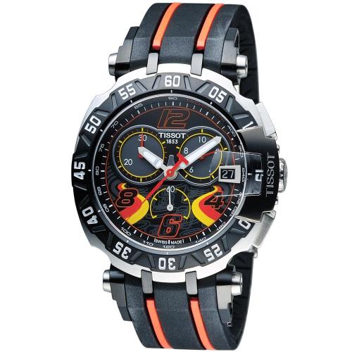 TISSOT 天梭 T-RACE STEFAN BRADL 賽車手限量計時腕錶 T0924172705702