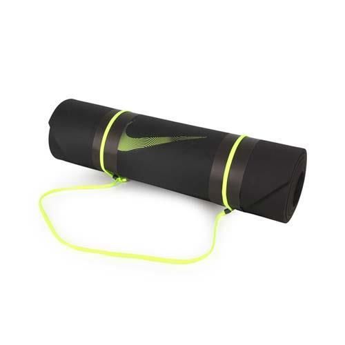 【NIKE】2.0訓練墊-瑜珈墊 有氧 塑身 地墊 止滑墊 黑螢光黃