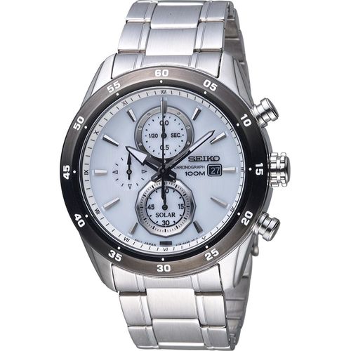 SEIKO Criteria 極速狂風太陽能計時腕錶 V176-0AR0W SSC535P1
