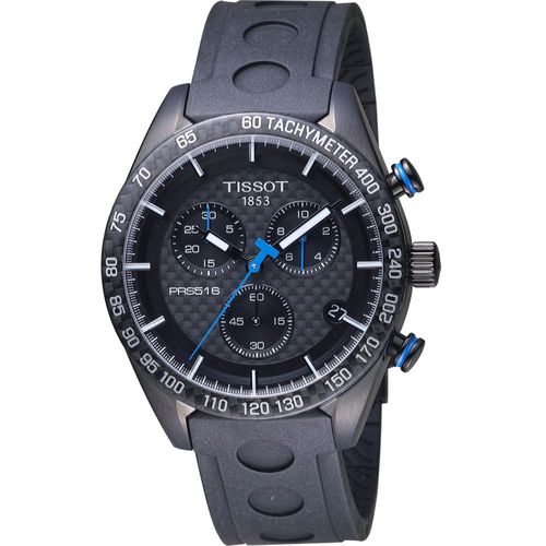 TISSOT PRS 516 賽車元素計時腕錶 T1004173720100 黑42mm