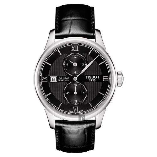 TISSOT天梭LELOCLE力洛克雅仕機械腕錶-黑/40mmT0064281605802