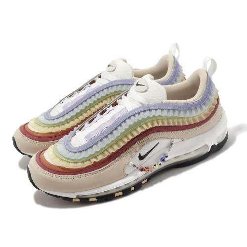 Nike 休閒鞋 Air Max 97 BT 男鞋 女鞋 彩色 蕾絲 緞帶 吊飾 串珠 Be True FD8637-600