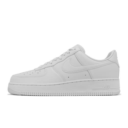 Nike 休閒鞋Air Force 1 07 Fresh 男鞋灰白全白皮革AF1 DM0211-002