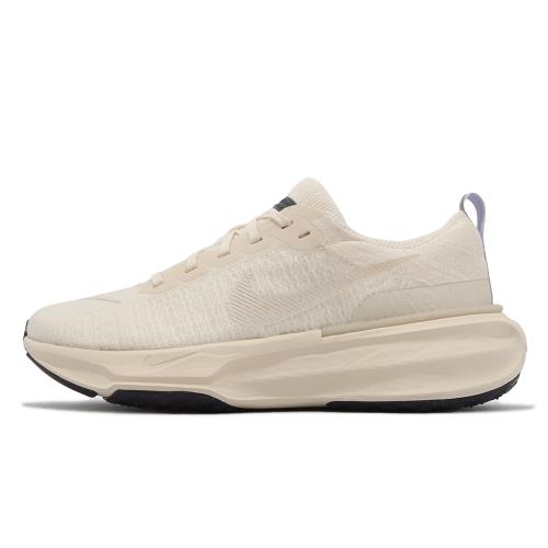 Nike 慢跑鞋ZoomX Invincible Run FK 3 奶茶色厚底回彈男鞋運動鞋