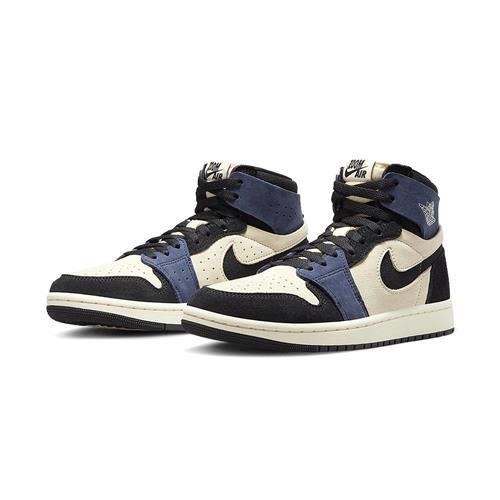 Nike Air Jordan 1 ZM Air CMFT 2 女 黑白藍 喬丹 經典 休閒鞋 DV1305-104