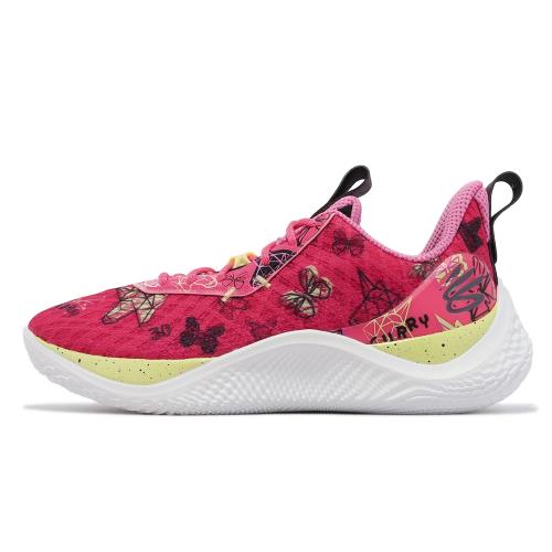 Under Armour 籃球鞋Curry 10 Girl Dad 男鞋粉黑10代緩震運動鞋UA