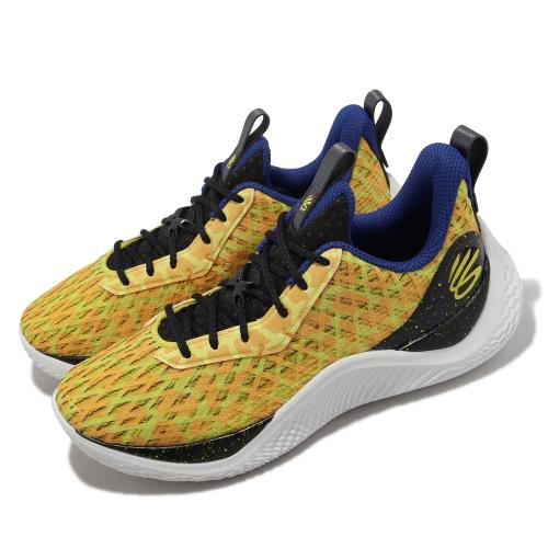 Under Armour 籃球鞋 Curry 10 Bang Bang 男鞋 黃 黑 長頸鹿 10代 緩震 運動鞋 UA 3026272700