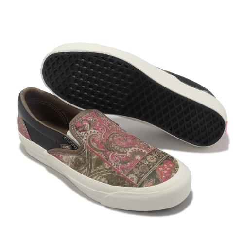 Vans 懶人鞋OG Classic Slip-On Lx Vault 男女鞋棕復古地毯壁掛休閒鞋