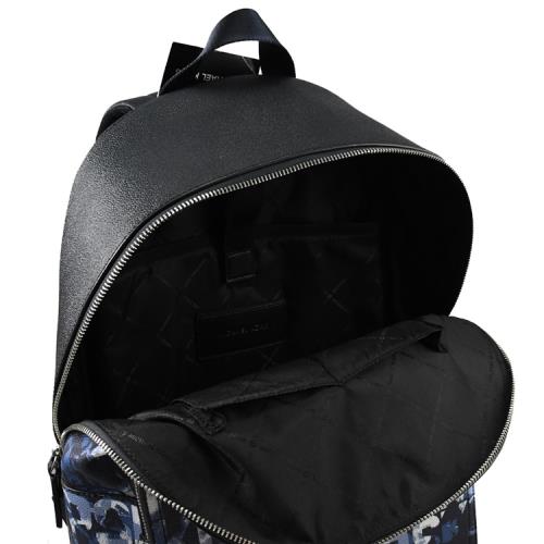 Michael kors clearance backpack blue camo