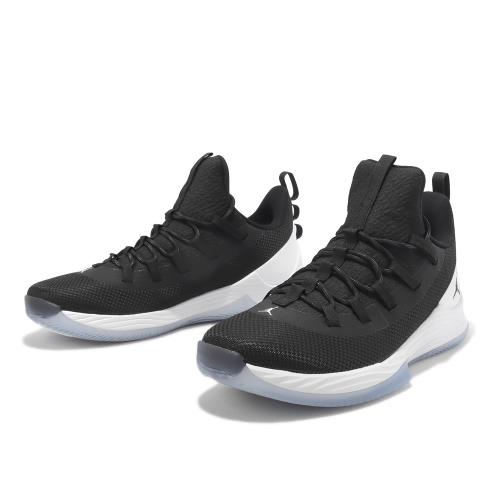 Nike 籃球鞋Jordan Ultra Fly 2 Low 男鞋黑白氣墊緩震運動鞋喬丹低筒