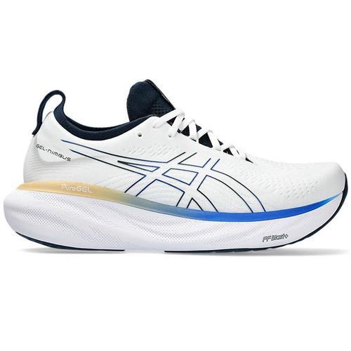 Asics 亞瑟士男鞋慢跑鞋GEL-NIMBUS 25 白【運動世界】1011B547-104