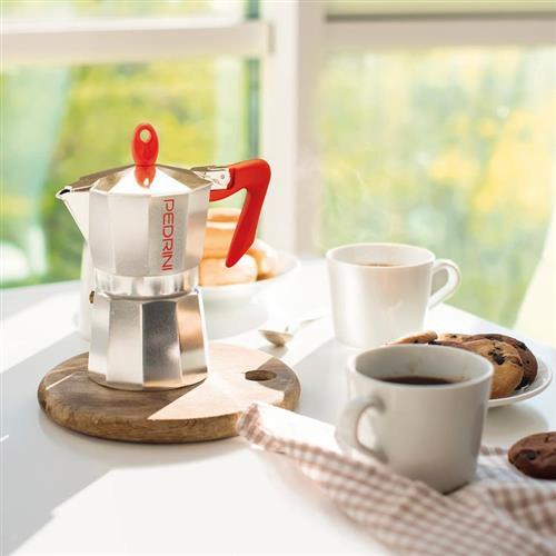 Coffee maker/Moka Pot 6 cups Pedrini-line Kaffettiera