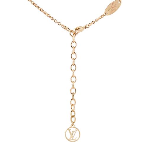 Louis Vuitton MONOGRAM Lv iconic necklace (M00596 )