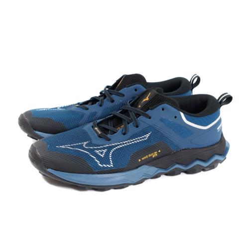 美津濃WAVE IBUKI 4 GTX 慢跑鞋運動鞋藍色男鞋J1GJ225951 no211|休閒