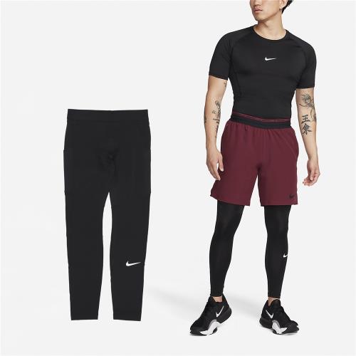 Nike 長褲Pro Dri-FIT Fitness 男款黑緊身褲運動訓練貼身吸濕排汗束褲FB7953-010, 緊身褲