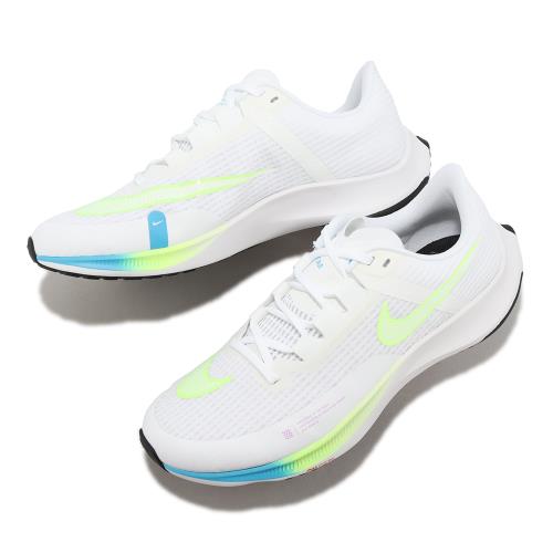 Nike 慢跑鞋 Air Zoom Rival Fly 3 男鞋 白 綠 回彈 運動鞋 路跑 訓練 CT2405-199