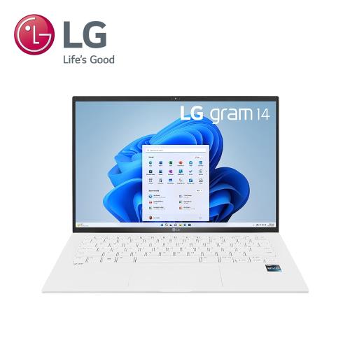 LG樂金 gram 14型極致輕薄筆電-冰雪白(i5-1340P/16G/512GB SSD/Win11HOME)14Z90R-G.AA54C2