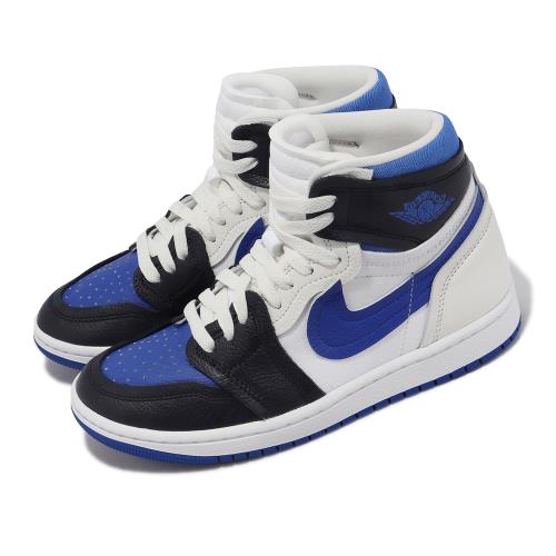 Nike Wmns Air Jordan 1 MM High 白黑藍女鞋喬丹1代皮革高筒休閒鞋