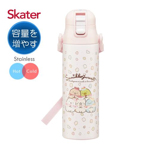 Skater不鏽鋼(580ml)保溫水壺-角落小夥伴