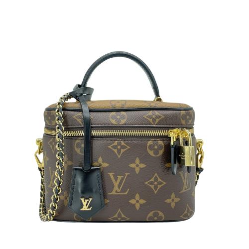 二手品Louis Vuitton Vanity PM 帆布二用包(M45165-咖)|LV經典Monogram